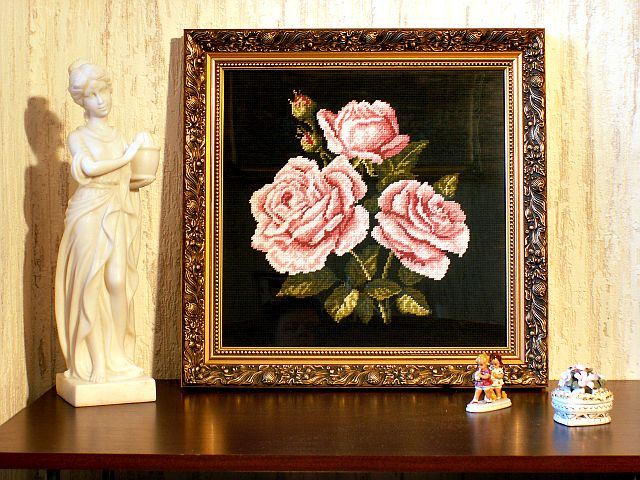 Maria: haftowane obrazy: kwiaty