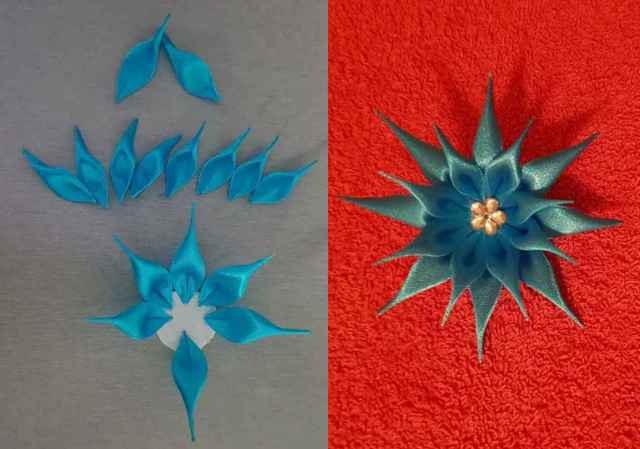 Lucy: kwiaty ze wstążki &ndash; tutorial