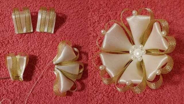 Lucy: kwiaty ze wstążki &ndash; tutorial