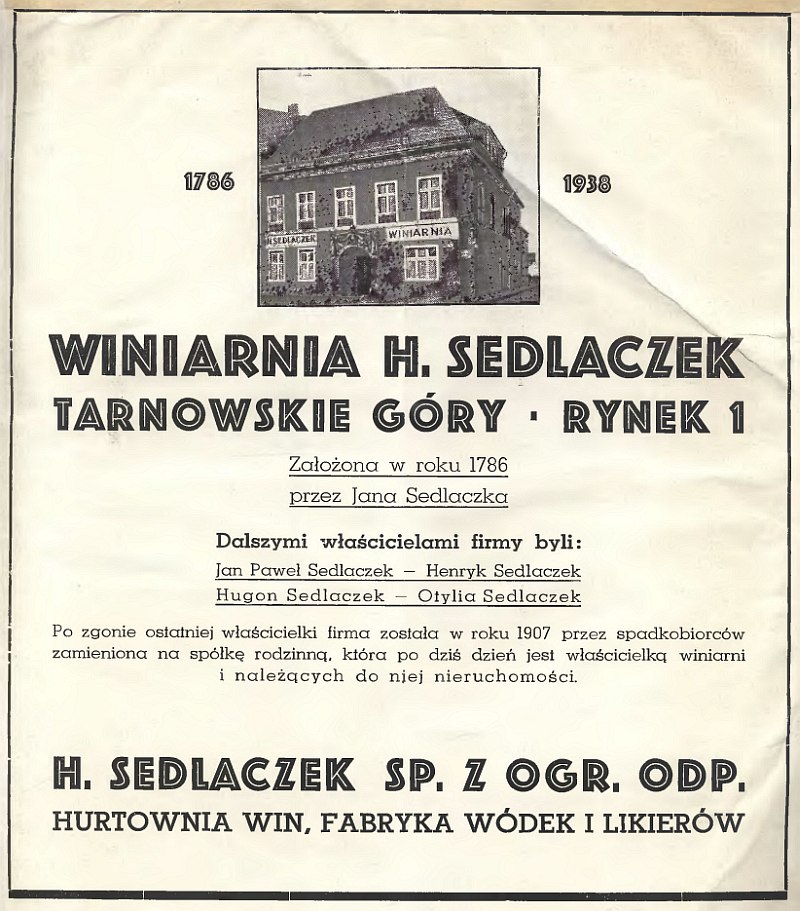 Dawne tarnogórskie reklamy